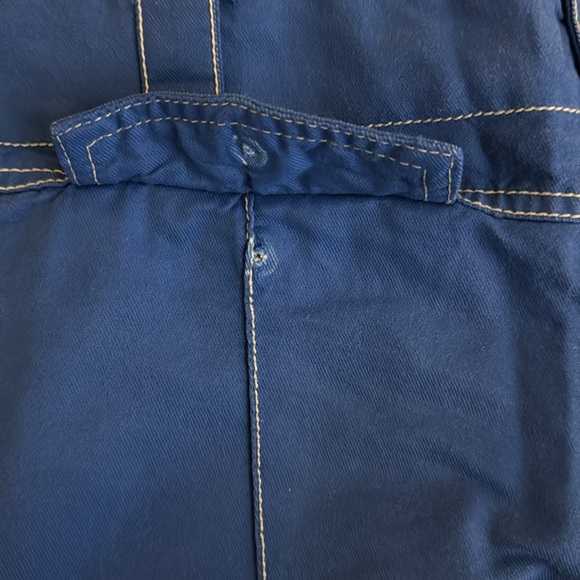 Miss Sixty Wide Leg Blue Stitching Details Zip Up Vintage Pants Waist 28” - Picture 14 of 14